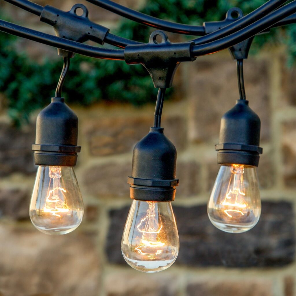 Top Outdoor String Lights for the Holidays - Teak Patio Furniture World