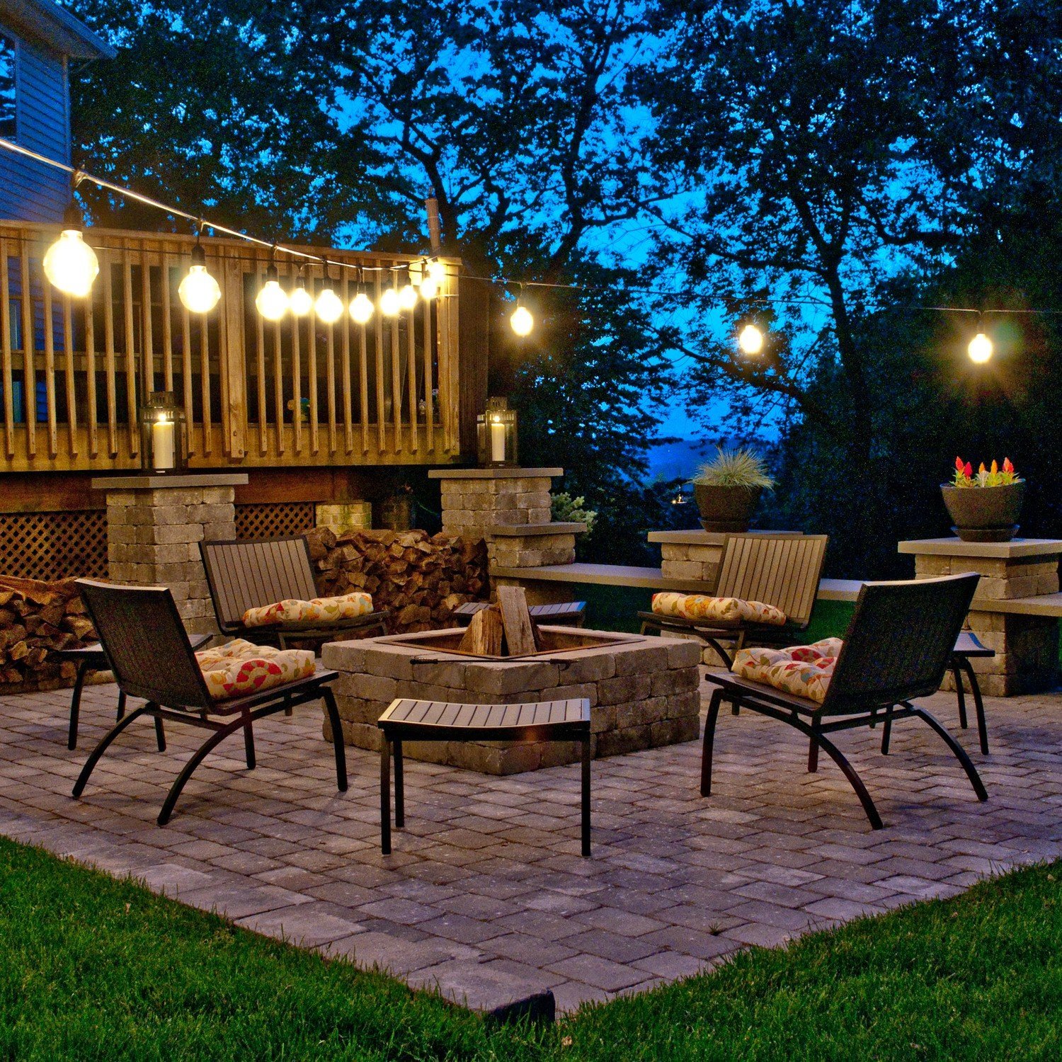 Top Outdoor String Lights for the Holidays - Teak Patio Furniture World