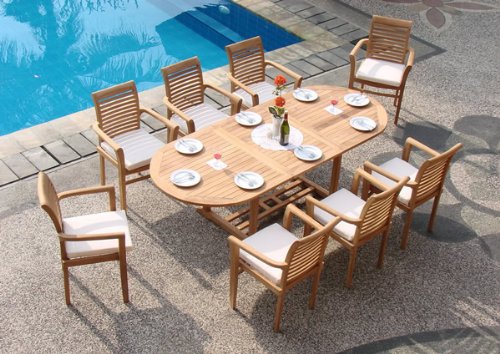 9-Piece Grade-A Teak Dining Set