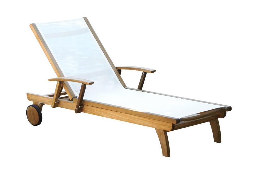 three birds casual riviera teak lounger lounge chair