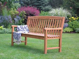 Living Accents 5 ft Outdoor Teak wood bench