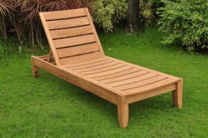 Grade A Teak Multi Position Sun Chaise Lounger Steamer