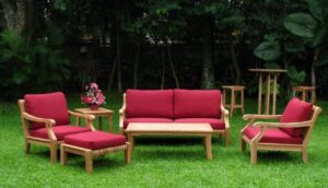 New Luxurious 6 Piece Teak Sofa Set