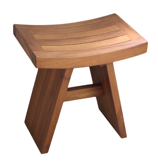 japanese bath stool from teak wood