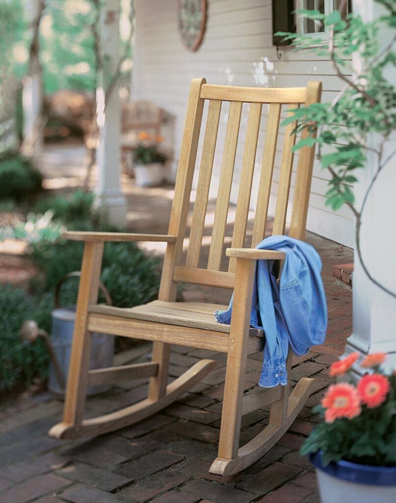 oxford garden franklin shorea rocking chair