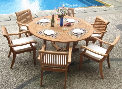 60 inch teak table