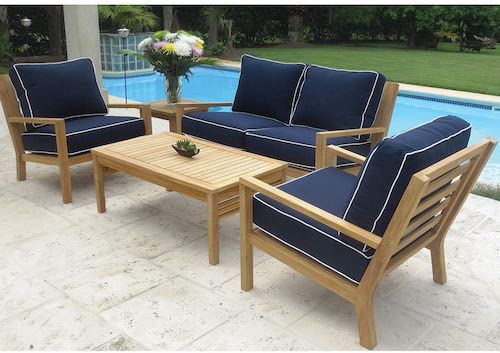 Luxurious teak conversation set